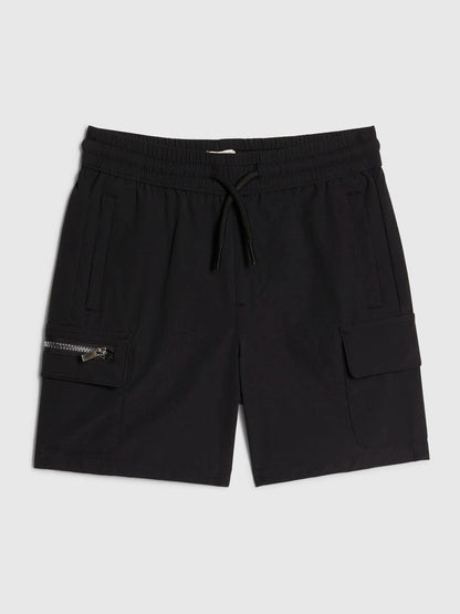 Dsiney Kidz - River Island Black Zip Pocket Cargo Shorts image 1