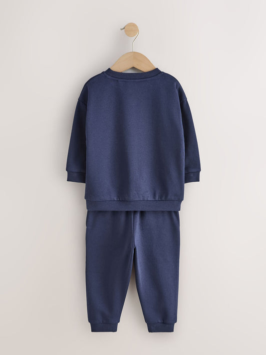 Dsiney Kidz - Navy Smile Crew Joggers Set (3mths-7yrs) image 2