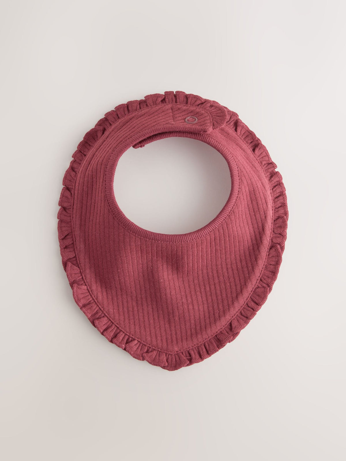 Red/Pink Baby Dribble Bibs 5 Pack - image 2
