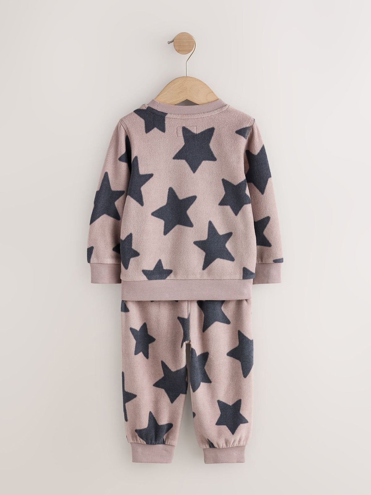 Black/Nude Cosy Fleece Pyjamas 2 Pack (12mths-8yrs) - image 4