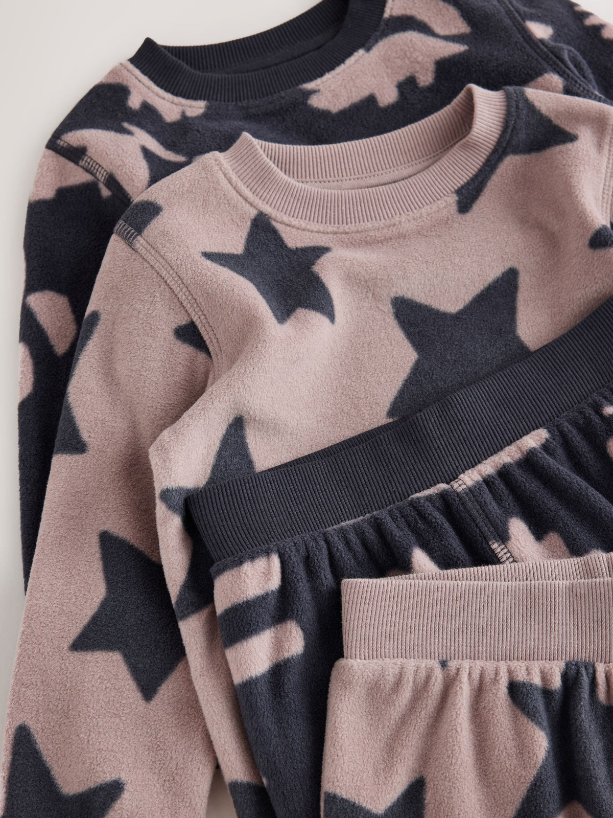Black/Nude Cosy Fleece Pyjamas 2 Pack (12mths-8yrs) - image 6