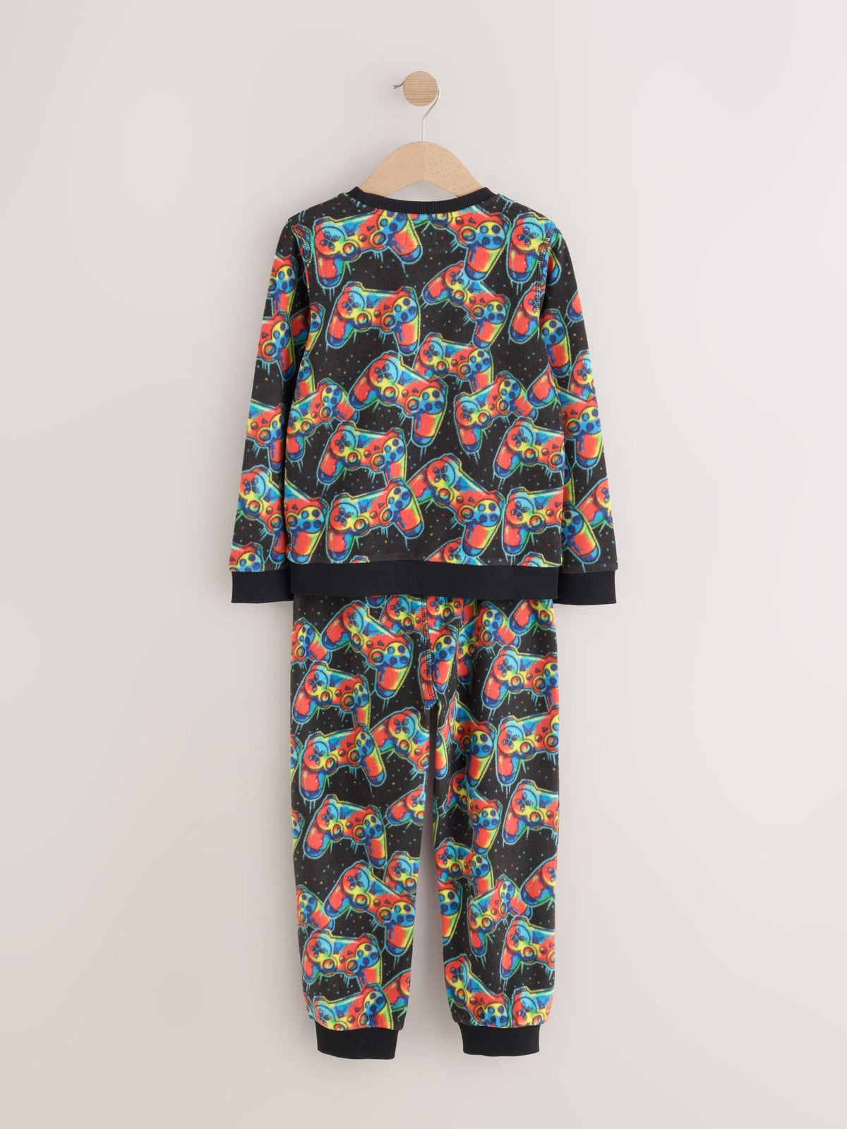 Multi Bright Gamer Printed Cosy Fleece Pyjamas (3-16yrs) - image 11