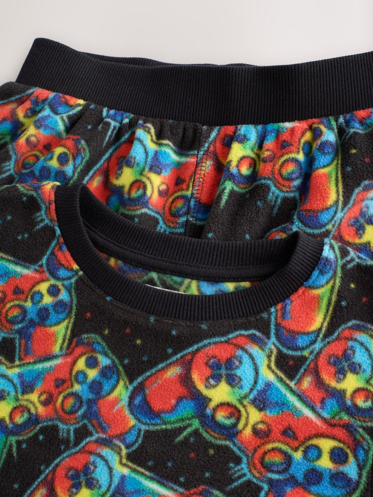 Multi Bright Gamer Printed Cosy Fleece Pyjamas (3-16yrs) - image 12
