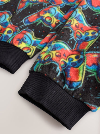 Multi Bright Gamer Printed Cosy Fleece Pyjamas (3-16yrs) - image 15