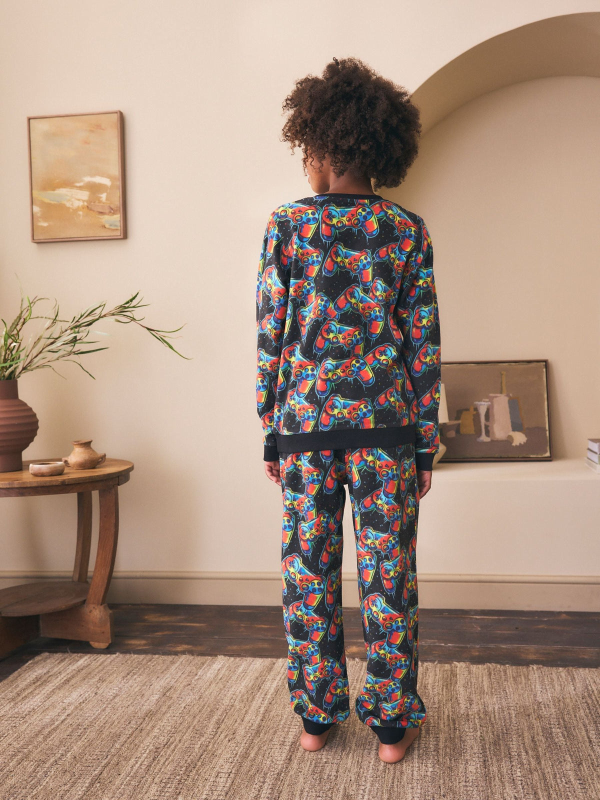 Multi Bright Gamer Printed Cosy Fleece Pyjamas (3-16yrs) - image 5