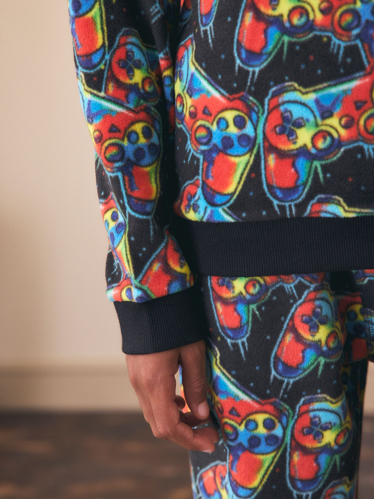 Multi Bright Gamer Printed Cosy Fleece Pyjamas (3-16yrs) - image 9