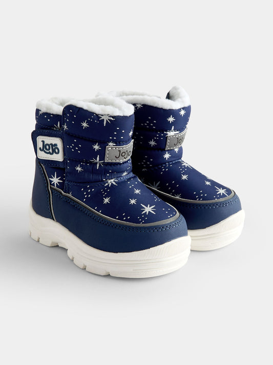 JoJo Maman Bébé Blue Star Cosy Snow Boots - image 1