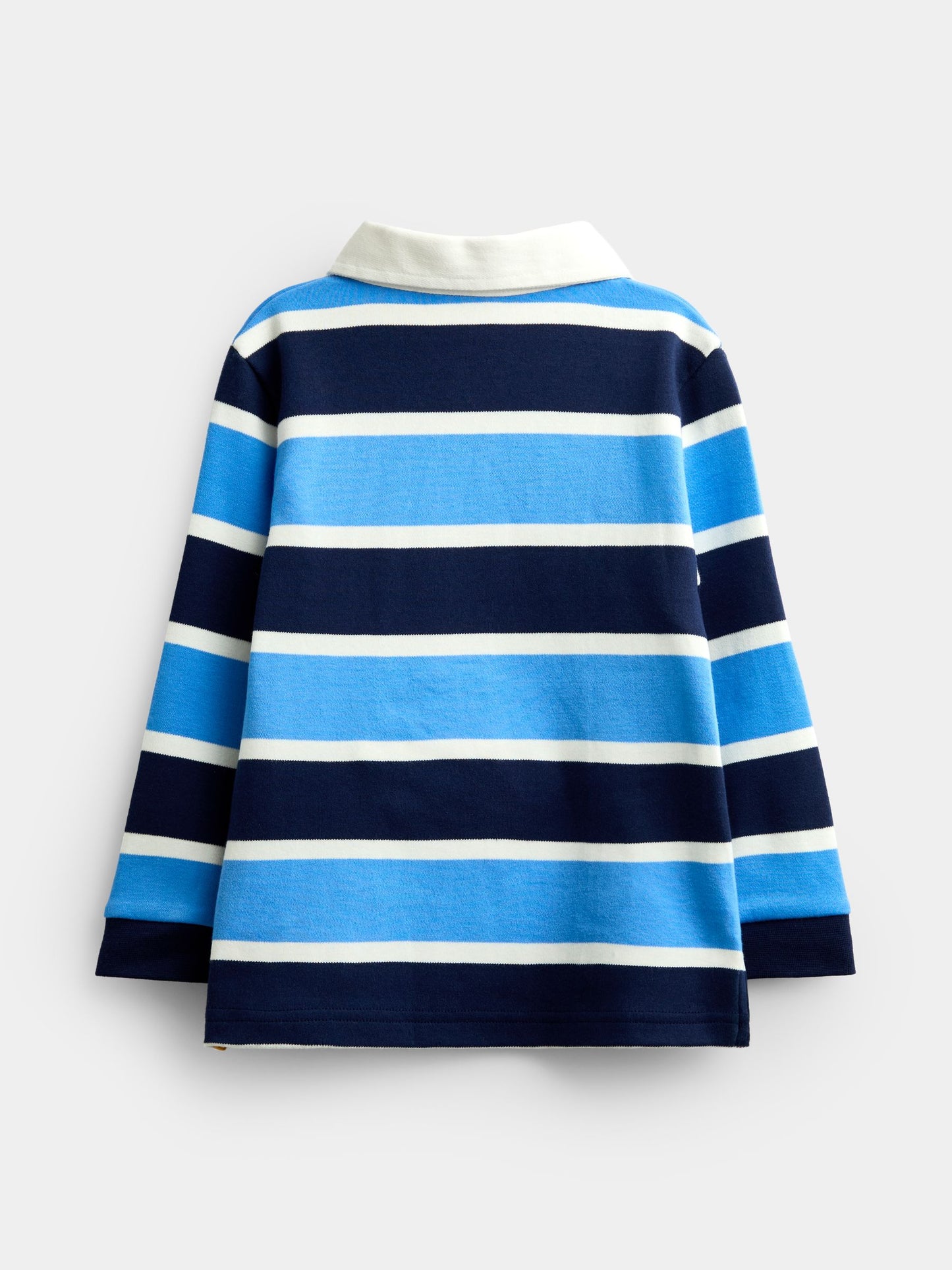 Dsiney Kidz - JoJo Maman Bébé Blue Classic Rugby Top image 2
