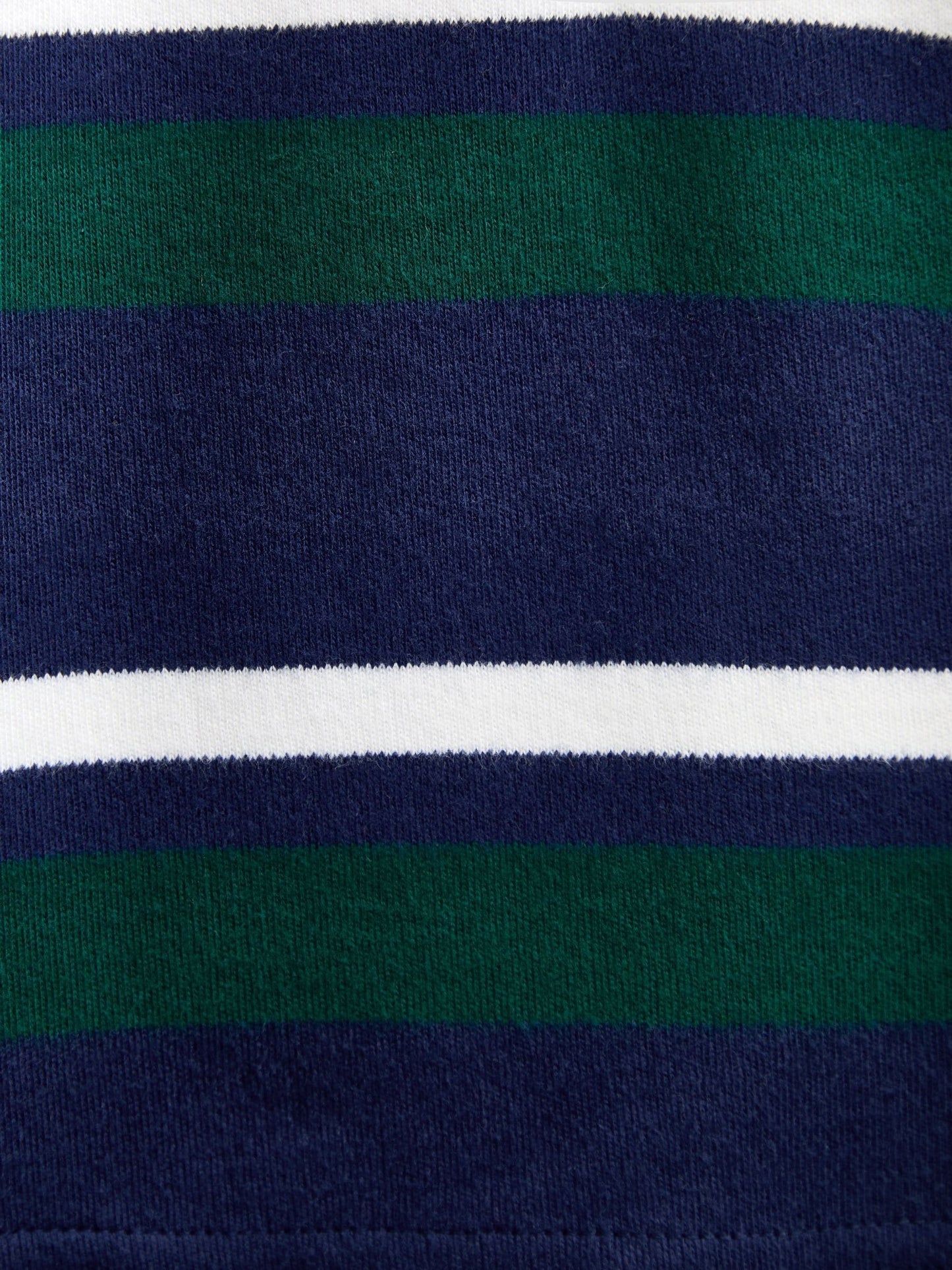 Dsiney Kidz - JoJo Maman Bébé Dark Green Stripe Rugby Top image 4