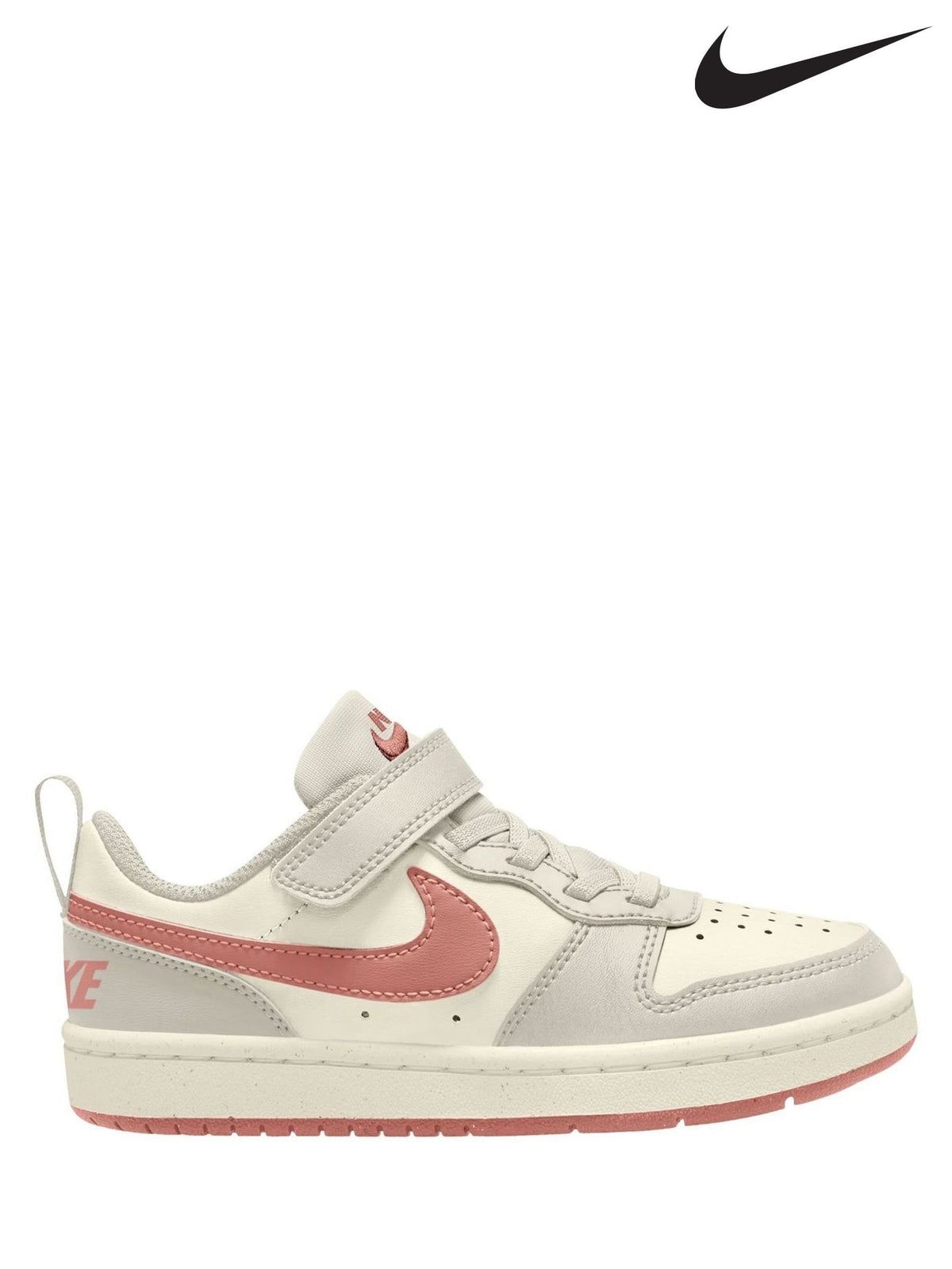 Nike Natural Pink Junior Court Borough Low Recraft Trainers - image 1