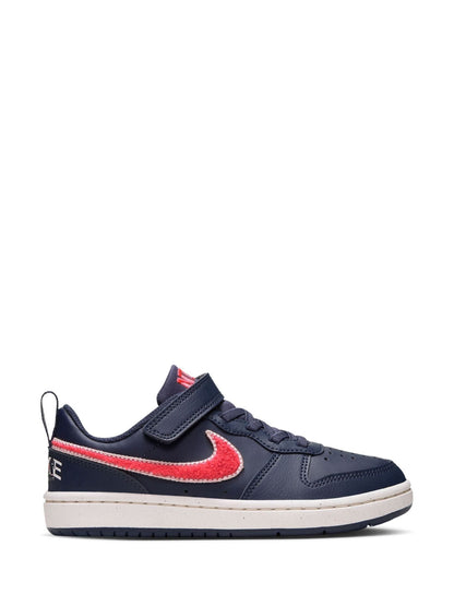 Nike Navy Blue Red Junior Court Borough Low Trainers - image 1