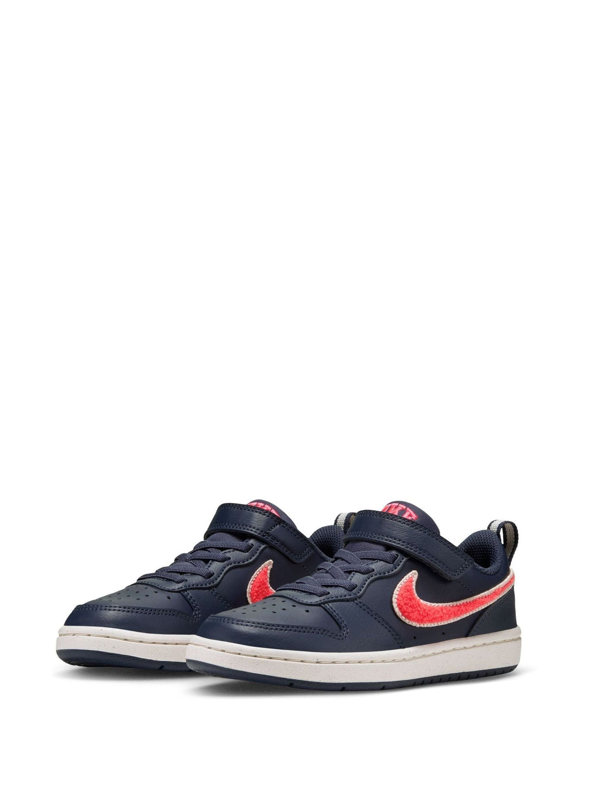Nike Navy Blue Red Junior Court Borough Low Trainers - image 2