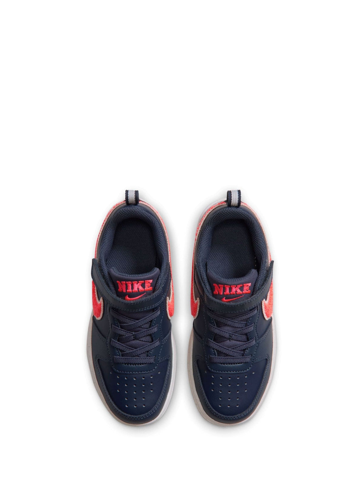 Nike Navy Blue Red Junior Court Borough Low Trainers - image 4
