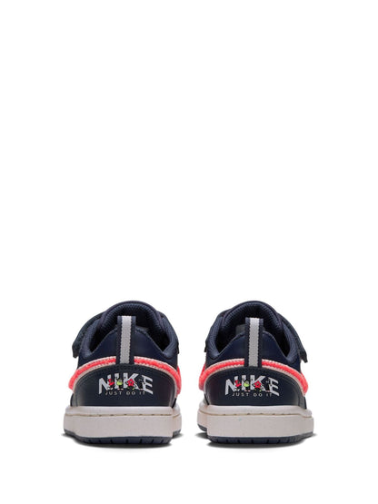 Nike Navy Blue Red Junior Court Borough Low Trainers - image 5