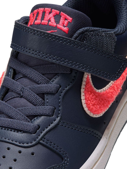 Nike Navy Blue Red Junior Court Borough Low Trainers - image 7