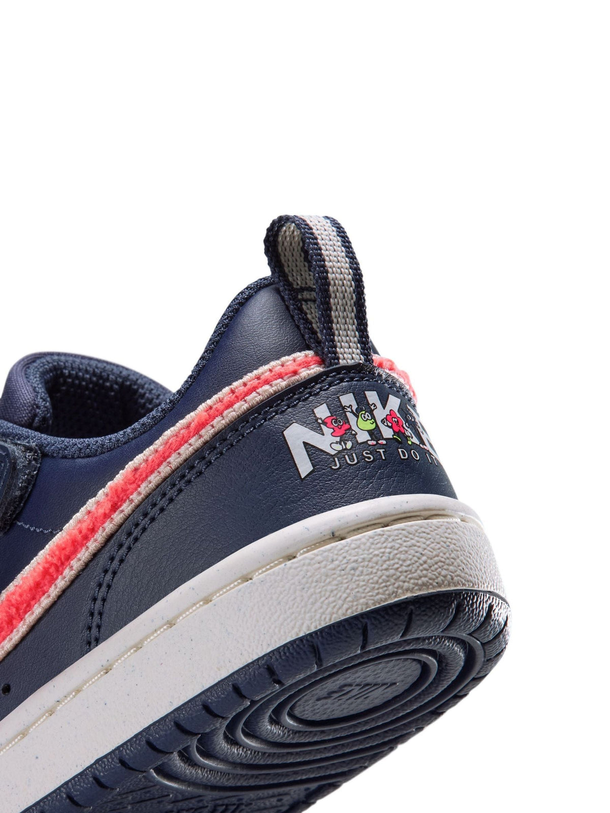 Nike Navy Blue Red Junior Court Borough Low Trainers - image 8