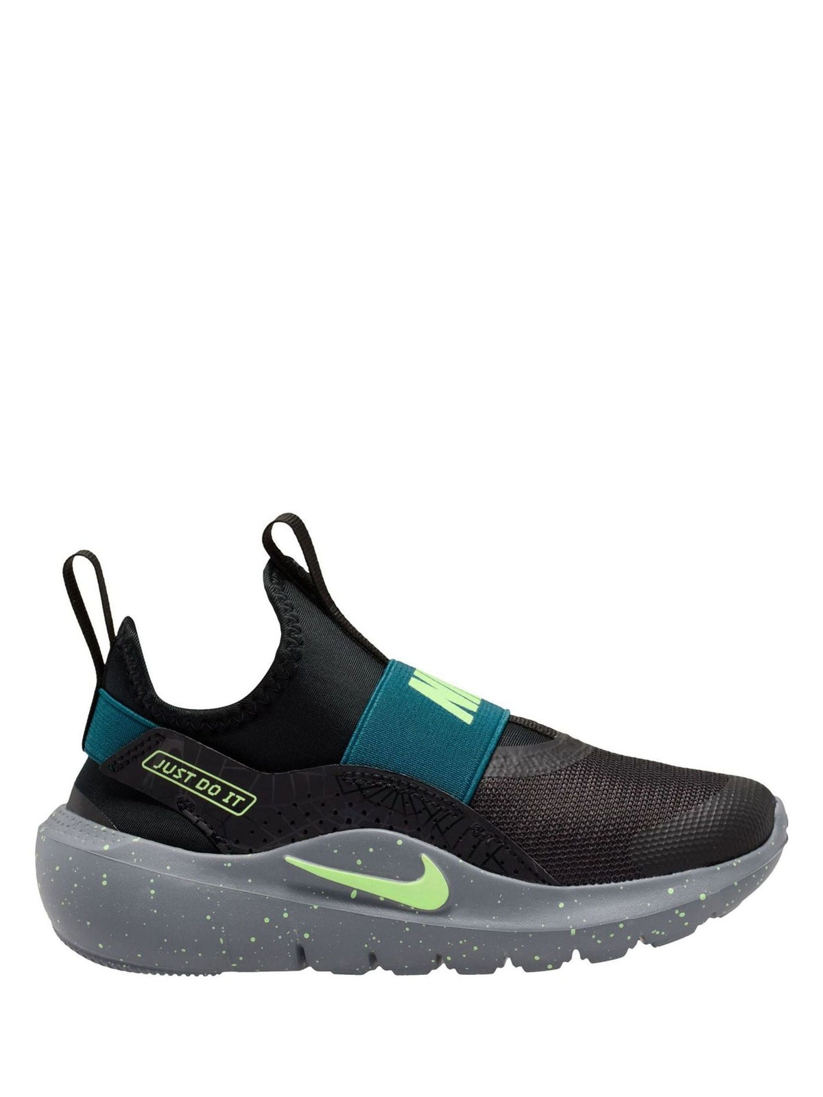 Nike Black/Green Junior Flex Runner Trainers - image 1
