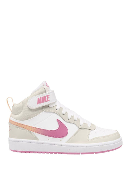 Nike White Youth Court Borough Mid Trainers - image 1