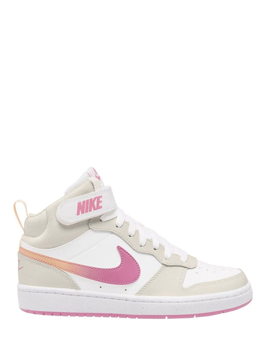 Nike White Youth Court Borough Mid Trainers - image 1