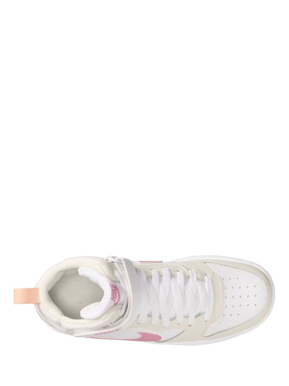 Nike White Youth Court Borough Mid Trainers - image 2