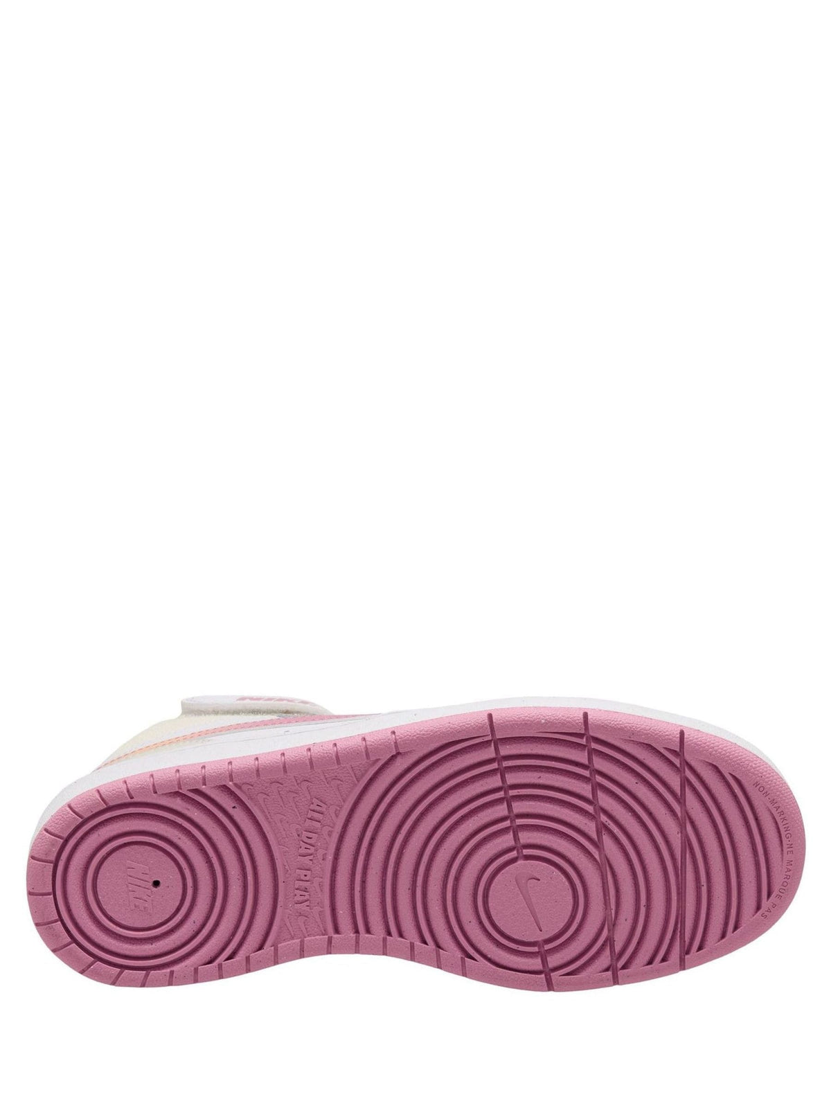 Nike White Youth Court Borough Mid Trainers - image 3