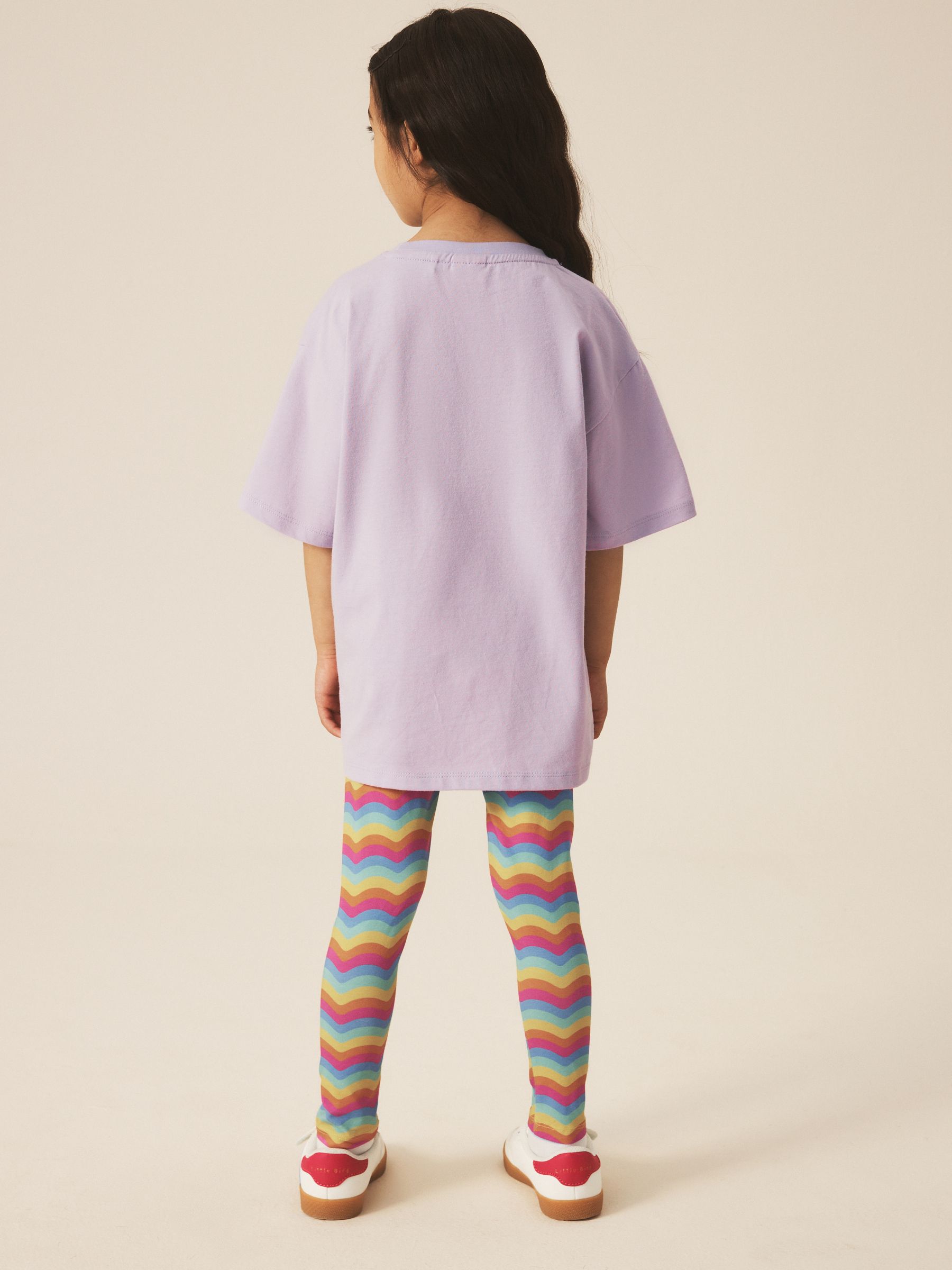 Dsiney Kidz - Little Bird by Jools Oliver Rainbow Butterfly T-Shirt and Leggings 2 Piece Set image 3