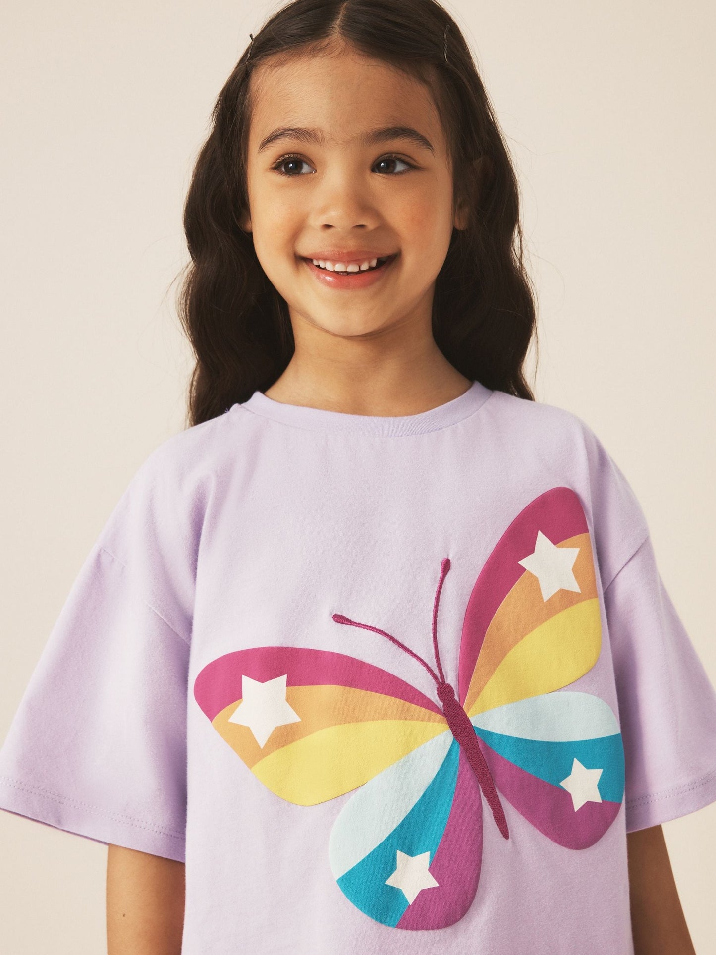 Dsiney Kidz - Little Bird by Jools Oliver Rainbow Butterfly T-Shirt and Leggings 2 Piece Set image 4