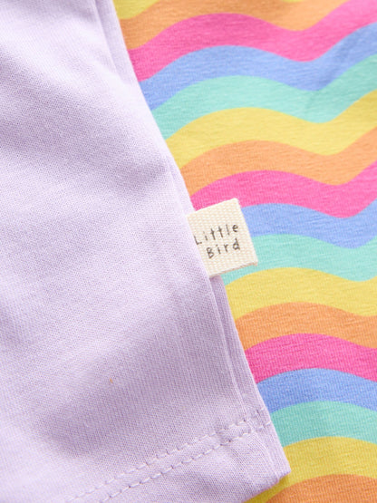 Dsiney Kidz - Little Bird by Jools Oliver Rainbow Butterfly T-Shirt and Leggings 2 Piece Set image 9