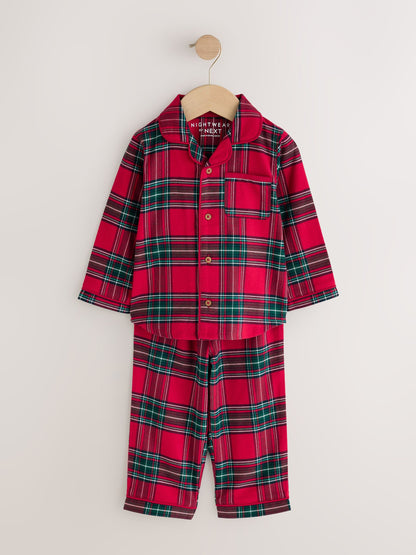 Red Check Christmas Button Down Pyjamas (9mths-10yrs) - image 5