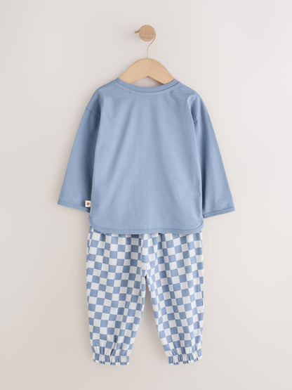 Blue Oversized Pyjamas 3 Pack (9mths-10yrs) - image 5