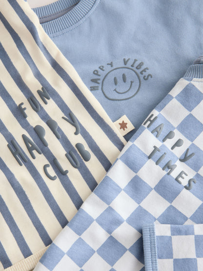 Blue Oversized Pyjamas 3 Pack (9mths-10yrs) - image 7