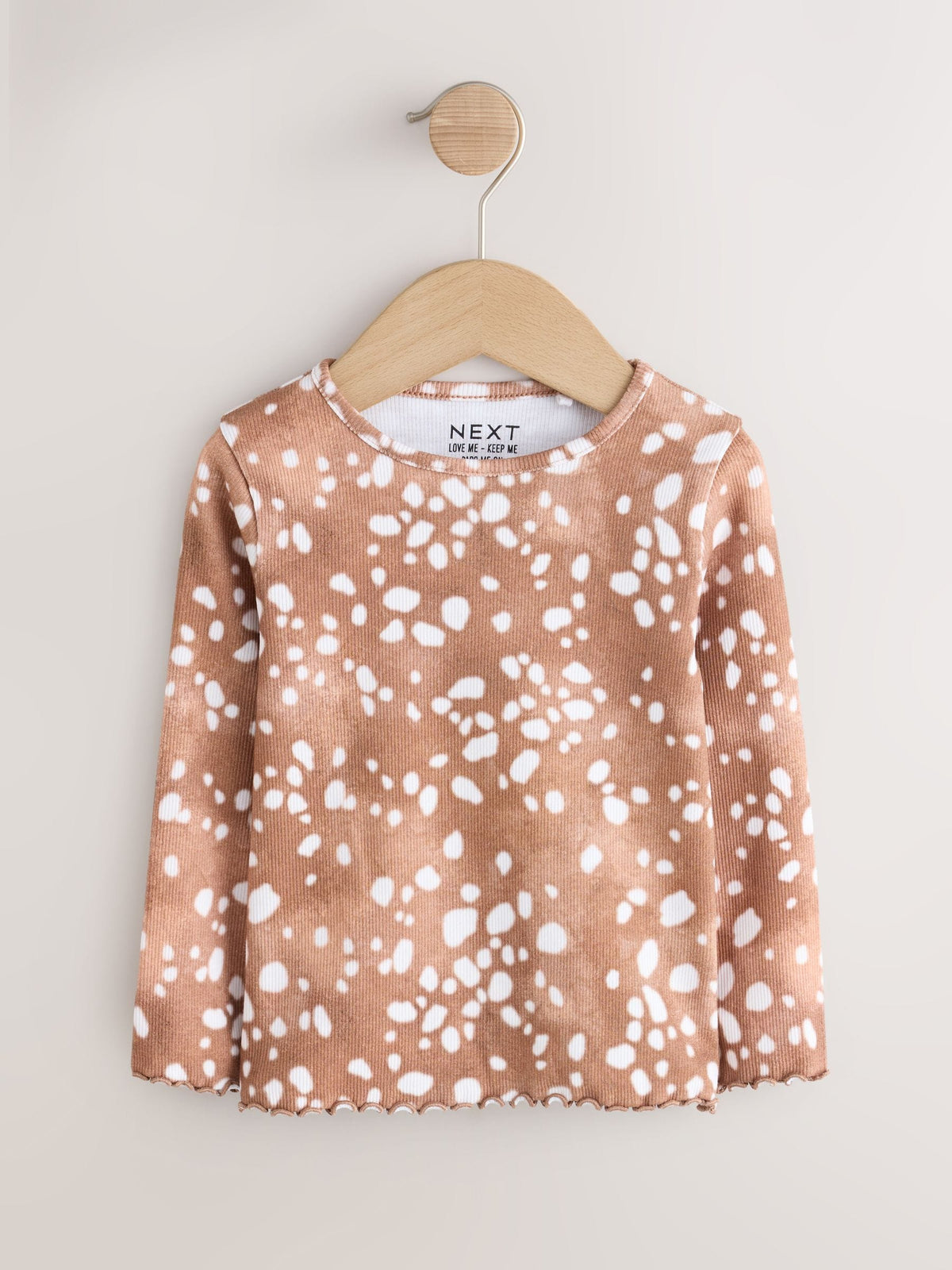 Dsiney Kidz - Deer Print Long Sleeve Ribbed Top (3mths-7yrs) image 5