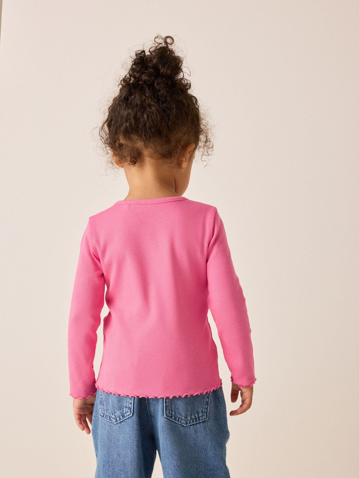 Dsiney Kidz - Pink Goose Long Sleeve Ribbed Top (3mths-7yrs) image 3
