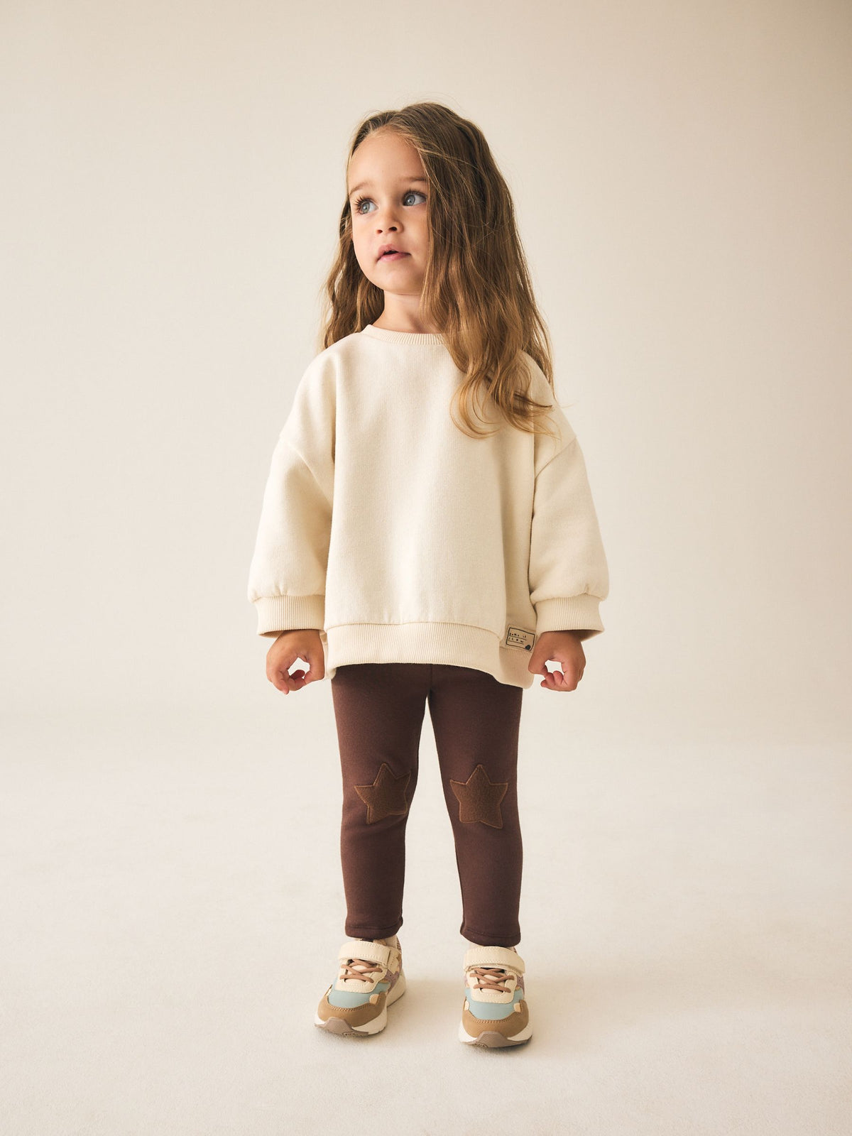 Chocolate Brown Cosy Fleece Lined Leggings (3mths-7yrs) - image 2