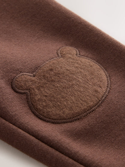 Chocolate Brown Cosy Fleece Lined Leggings (3mths-7yrs) - image 7