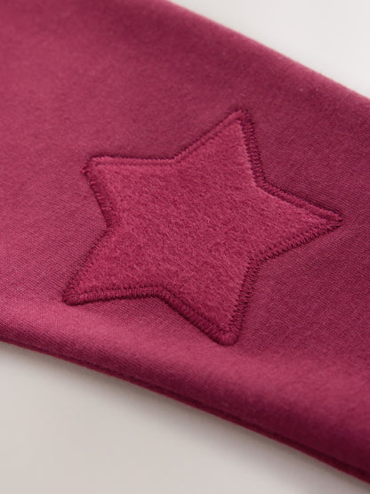 Dark Red Cosy Fleece Lined Leggings (3mths-7yrs) - image 7