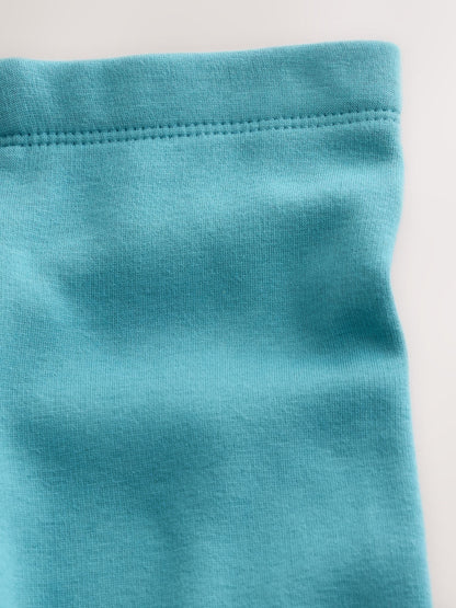 Teal Blue Cosy Fleece Lined Leggings (3mths-7yrs) - image 3