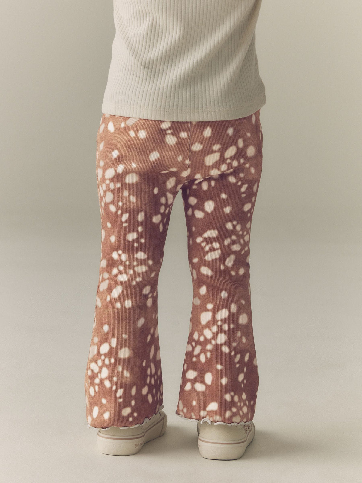 Deer Print Rib Flare Leggings (3mths-7yrs) - image 4