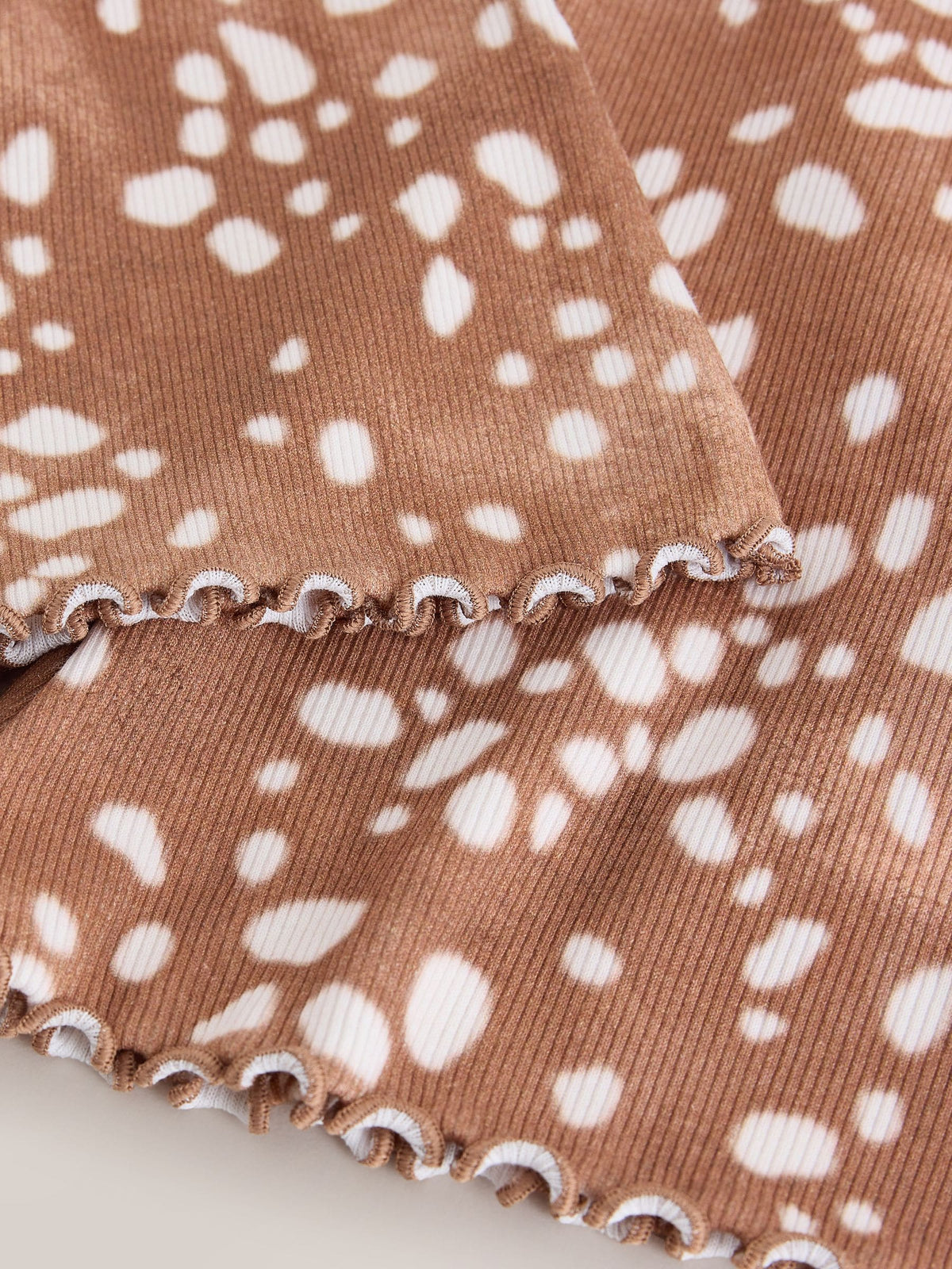 Deer Print Rib Flare Leggings (3mths-7yrs) - image 8