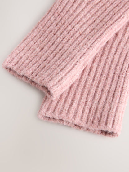 Blush Pink Cosy Arm Warmers (5-16yrs) - image 2