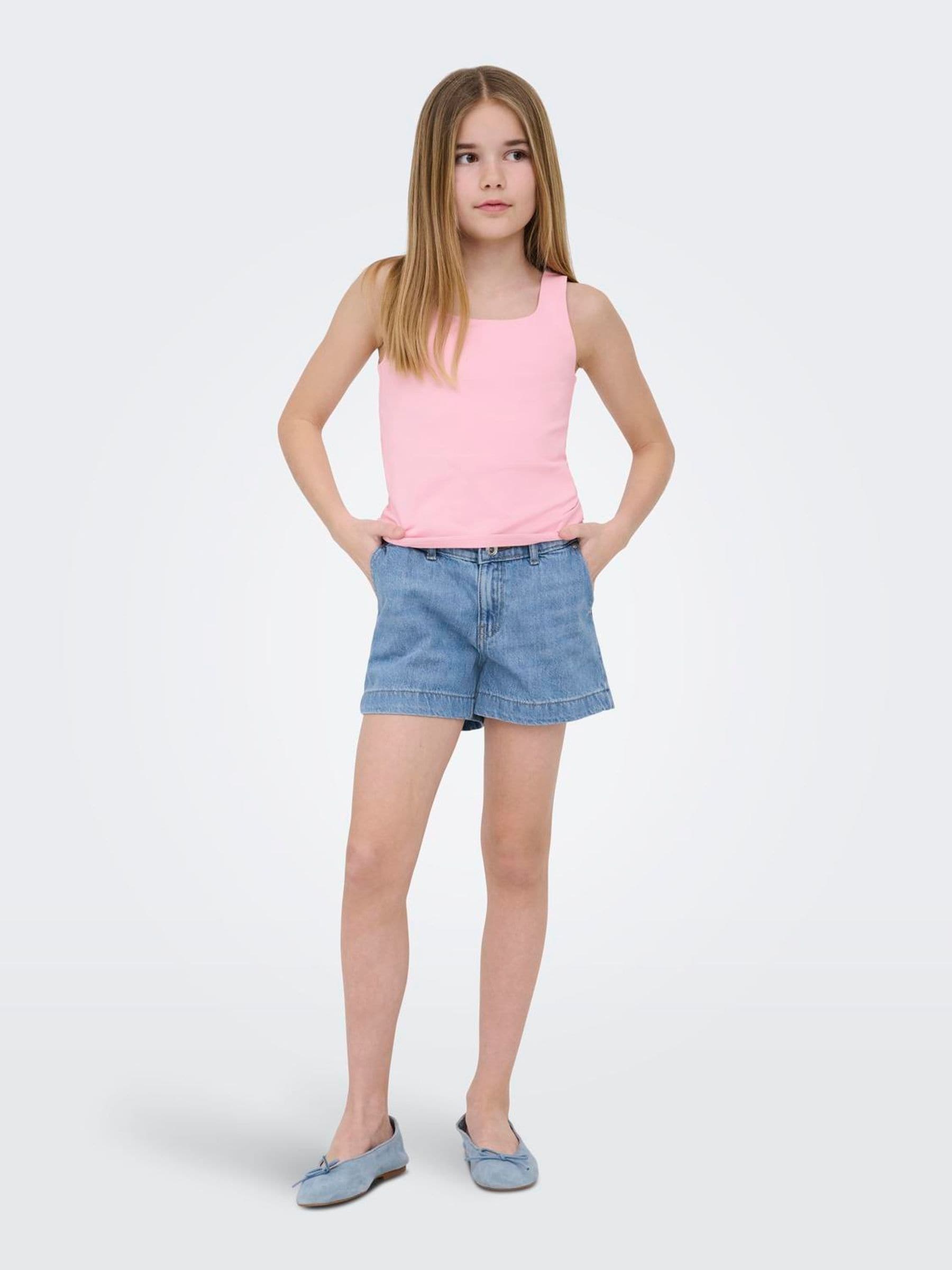 Dsiney Kidz - ONLY KIDS Blue Loose Fit Denim Shorts image 1