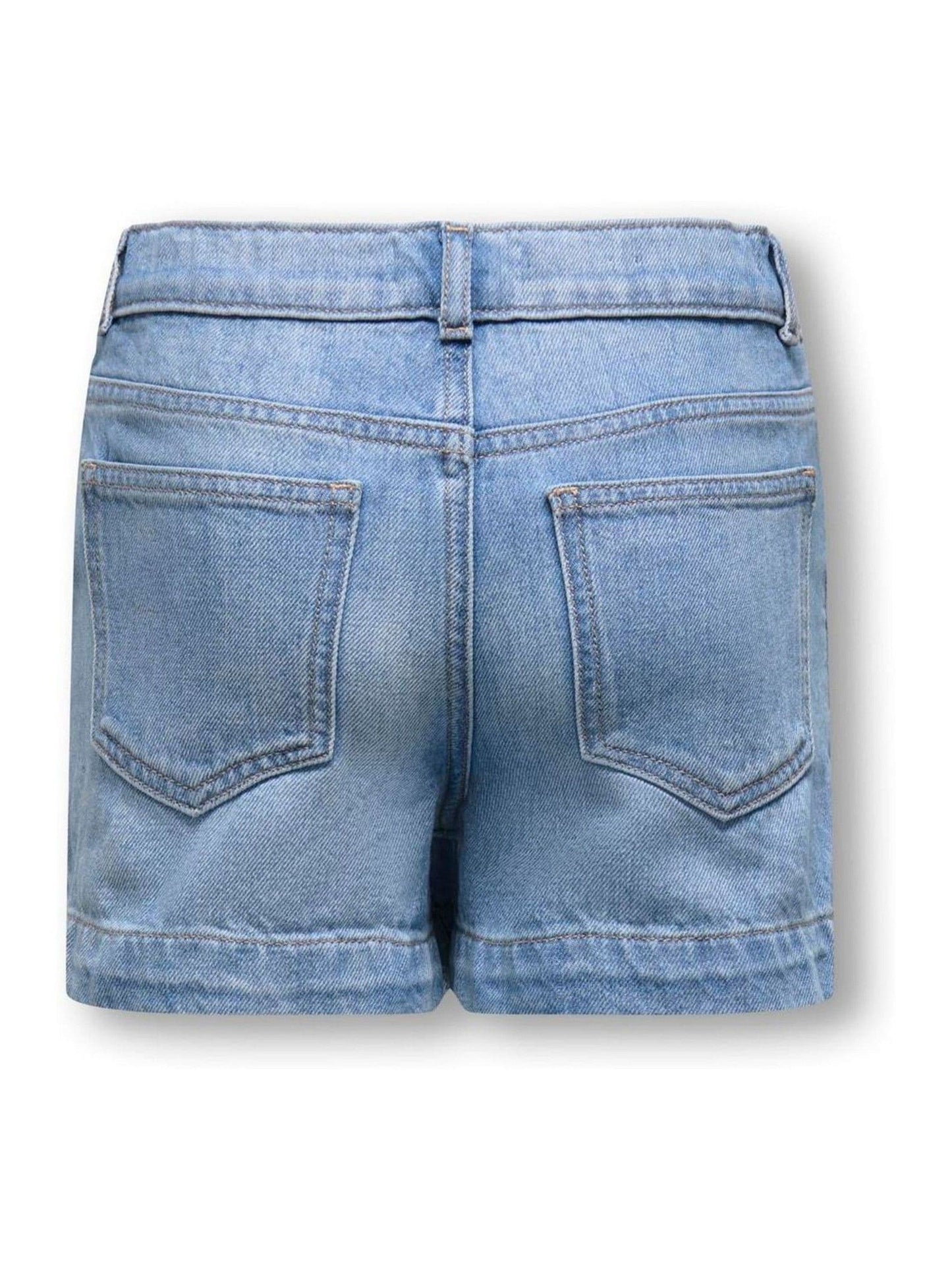 Dsiney Kidz - ONLY KIDS Blue Loose Fit Denim Shorts image 6