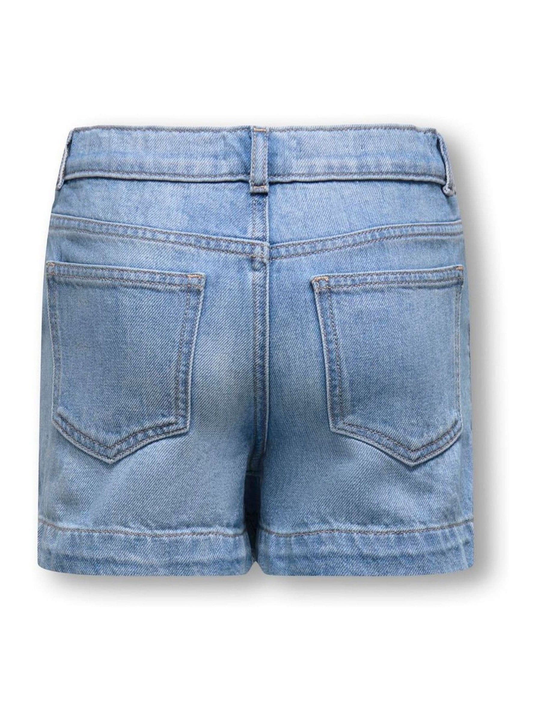 Dsiney Kidz - ONLY KIDS Blue Loose Fit Denim Shorts image 6