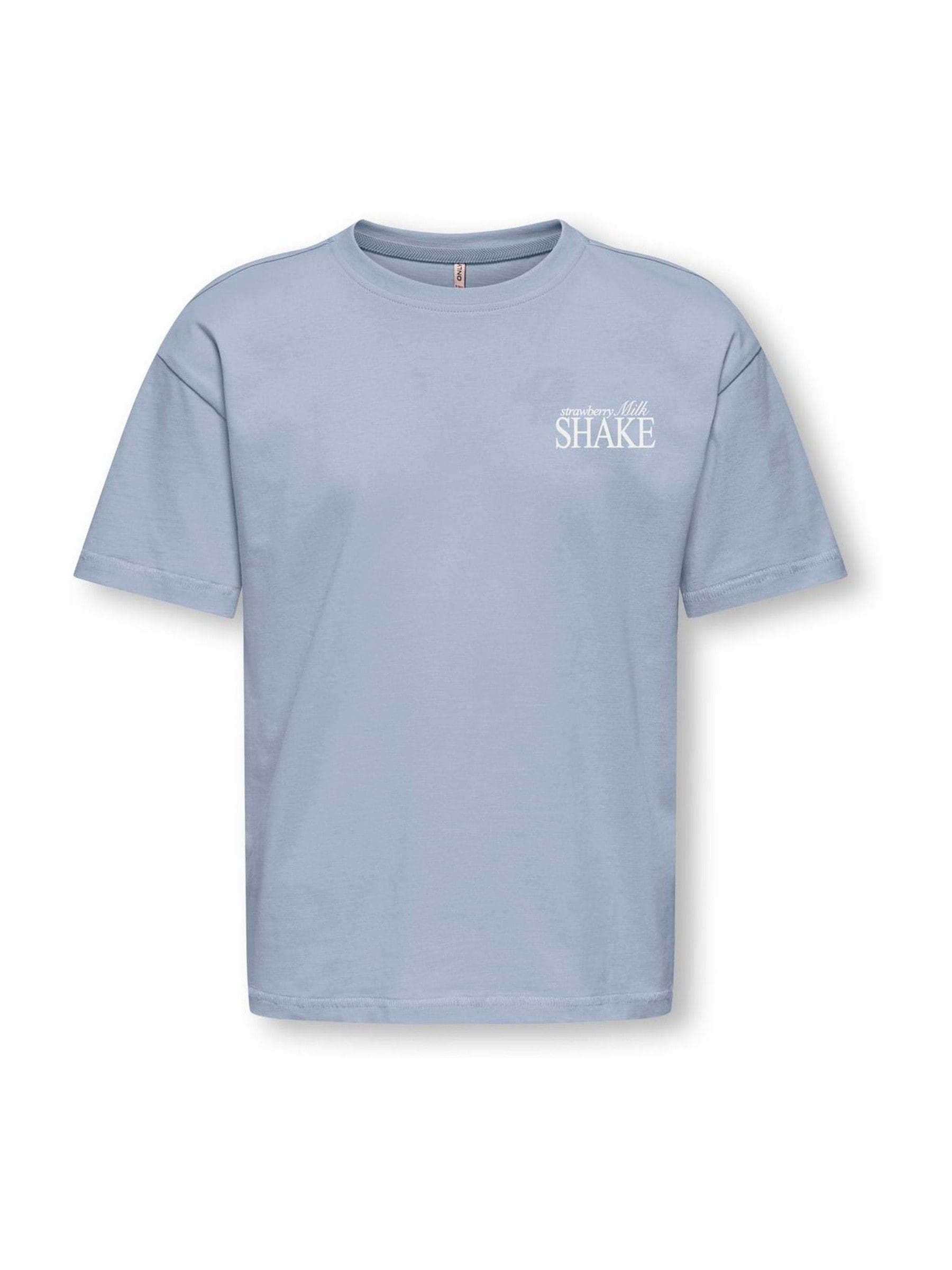 Dsiney Kidz - ONLY KIDS Blue Milkshake Print T-Shirt image 2