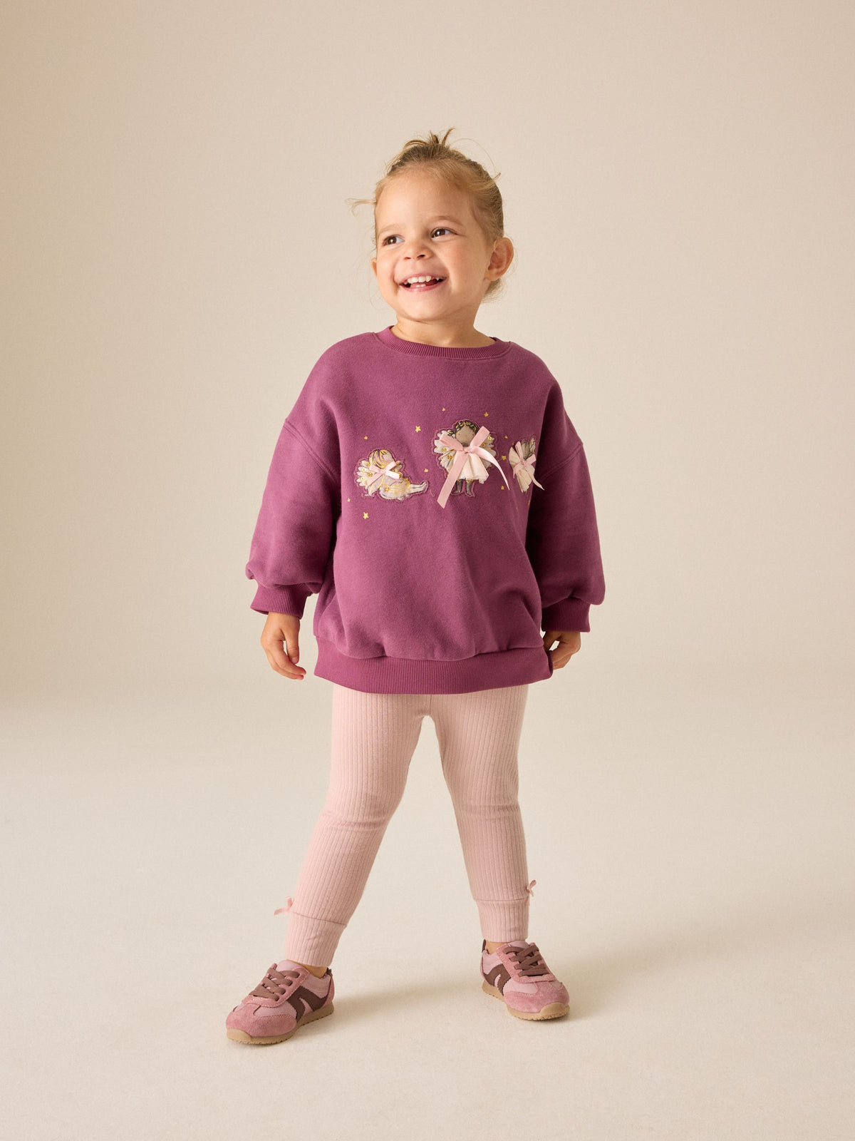 Purple Fairy Sweatshirt and Leggings Set (3mths-7yrs) - image 1