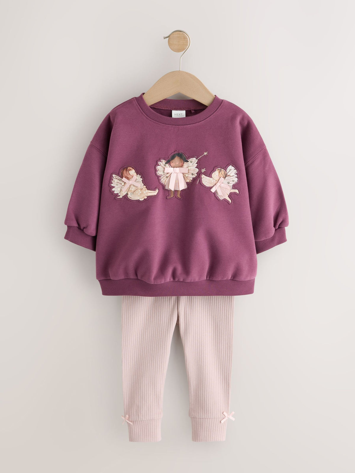 Purple Fairy Sweatshirt and Leggings Set (3mths-7yrs) - image 5