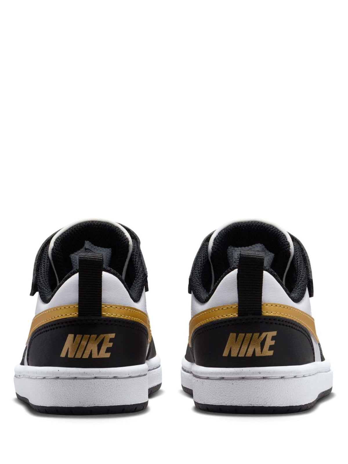 Nike Black/White Gold Junior Court Borough Low Recraft Trainers - image 4
