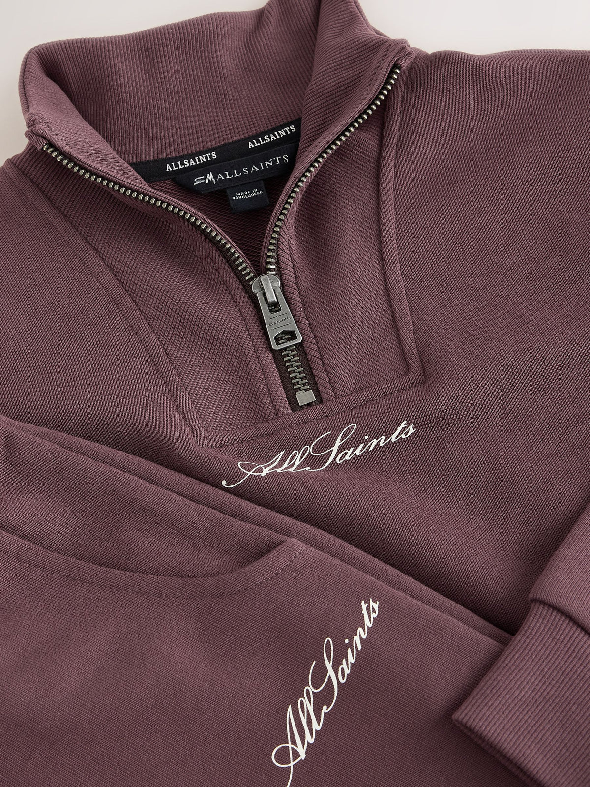 smALLSAINTS Brown Script Funnel Neck Sweater and Wide Leg Joggers Set - image 11