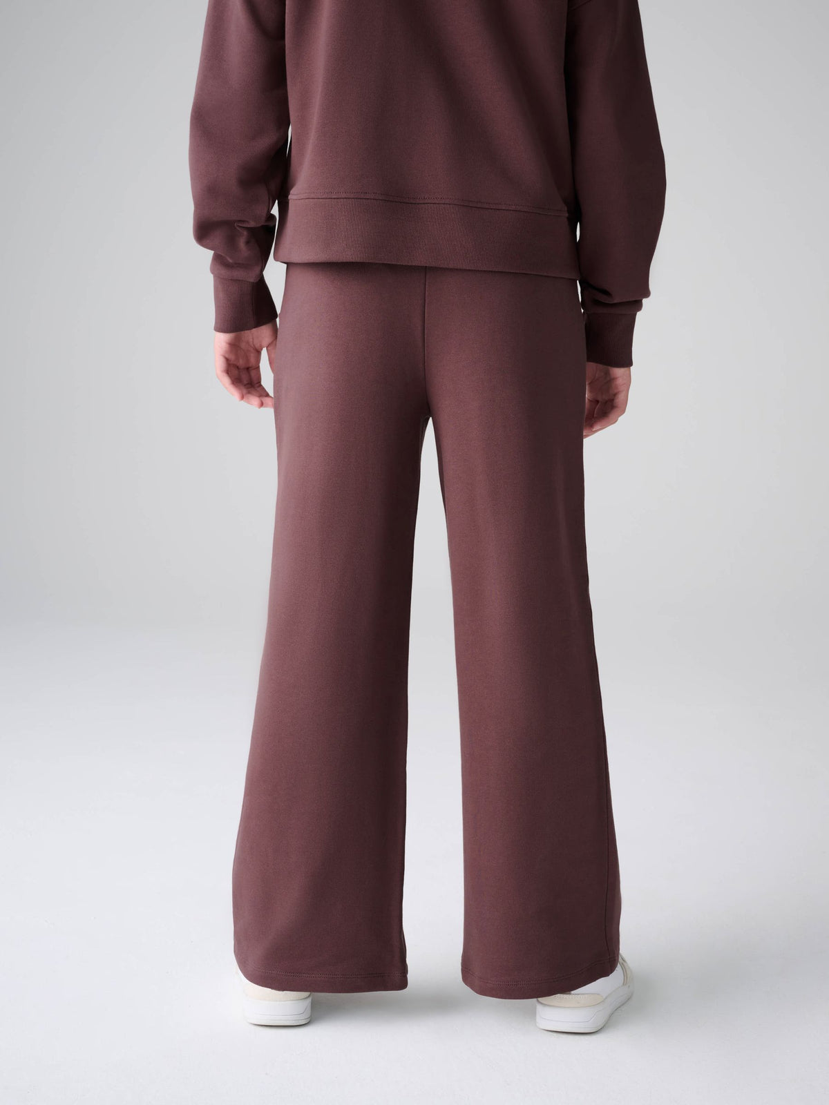 smALLSAINTS Brown Script Funnel Neck Sweater and Wide Leg Joggers Set - image 5