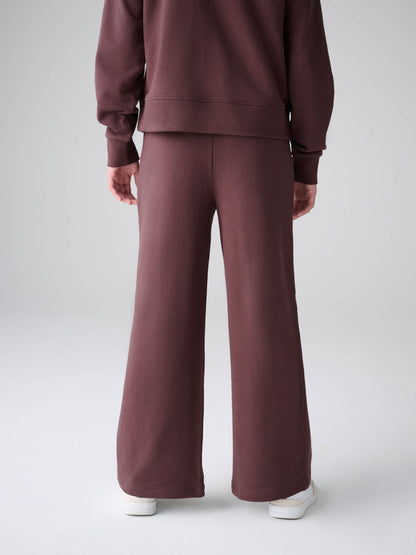 smALLSAINTS Brown Script Funnel Neck Sweater and Wide Leg Joggers Set - image 5